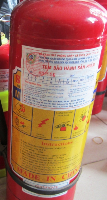 Mách bạn cách xem tem kiểm định bình chữa cháy 2